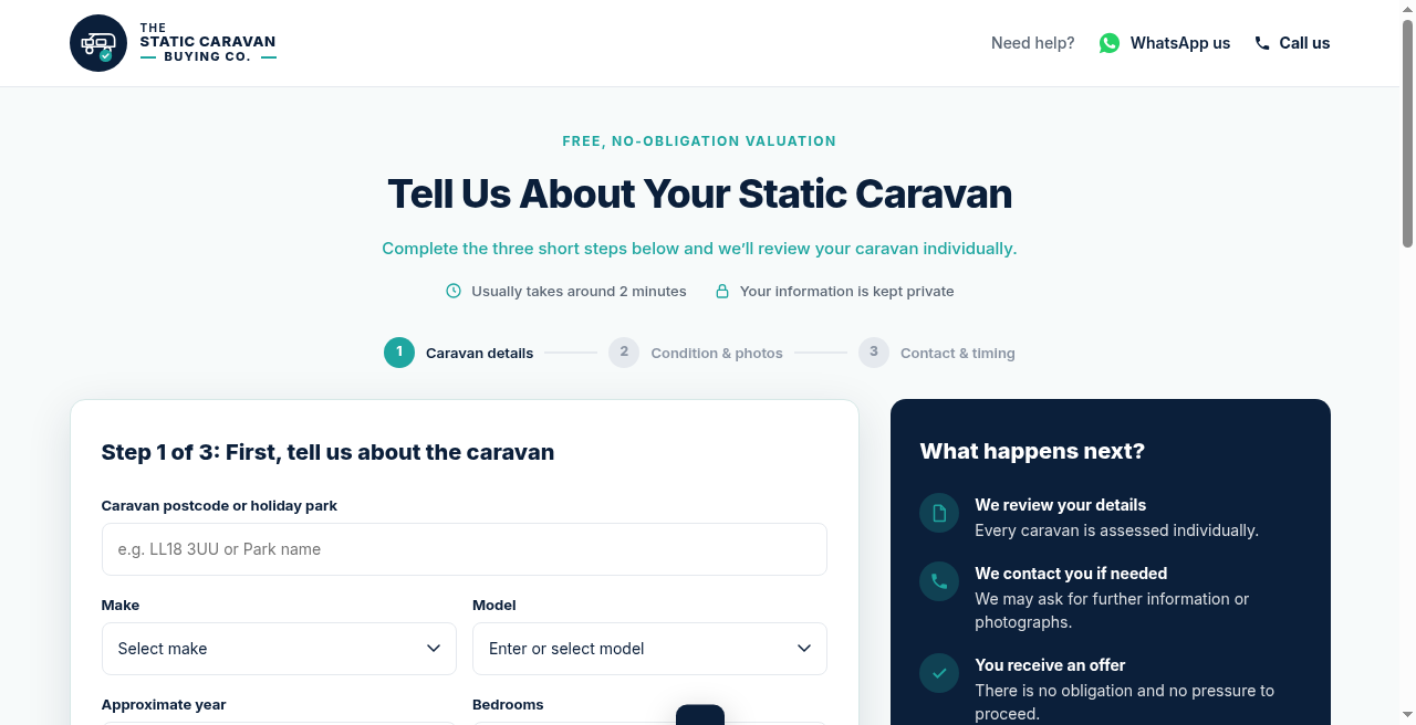 Valuation page preview